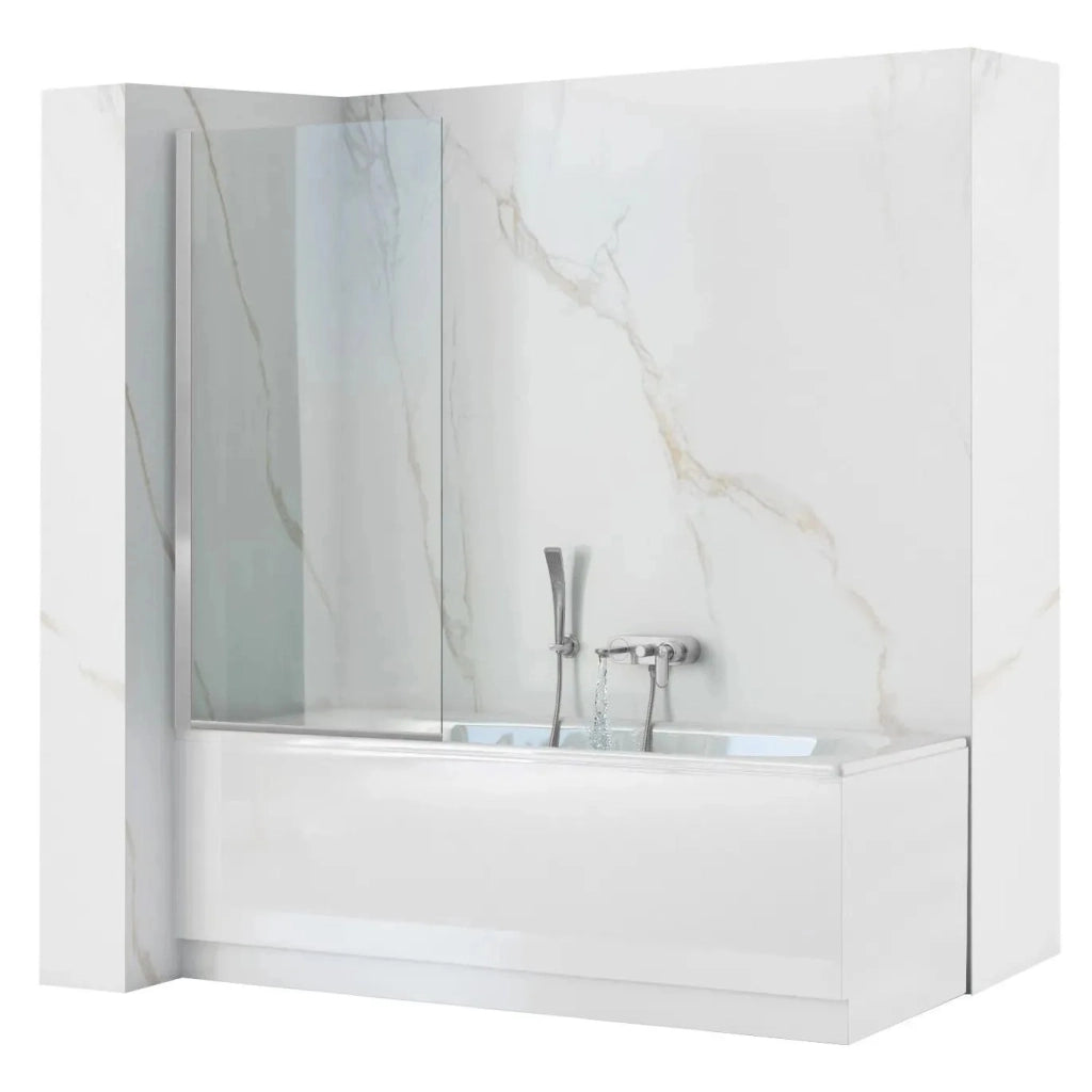 Schermo Vasca Mobile Rea Lagos 80 Chrome