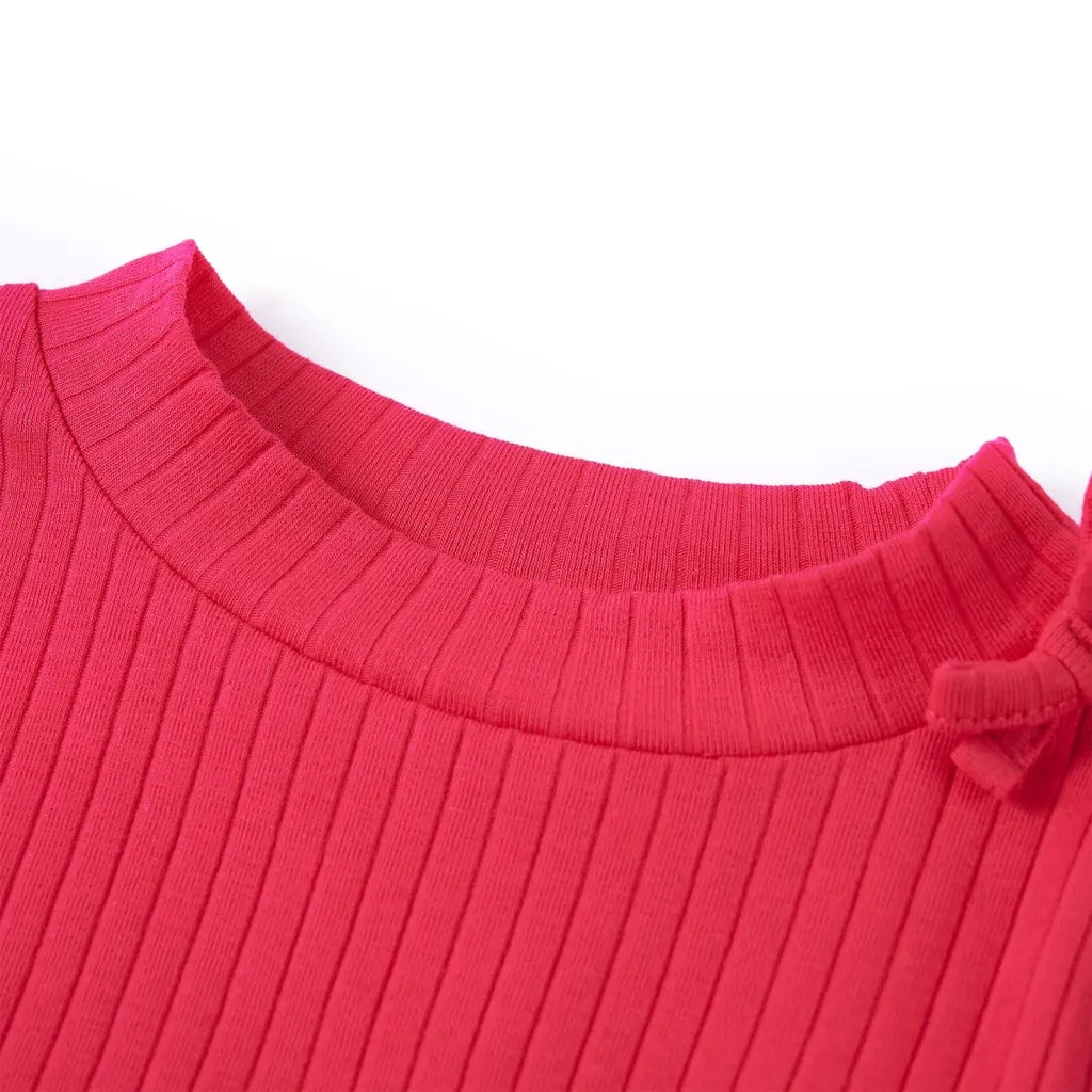 Maglietta da Bambina a Maniche Lunghe Fucsia 104cod mxl 132397