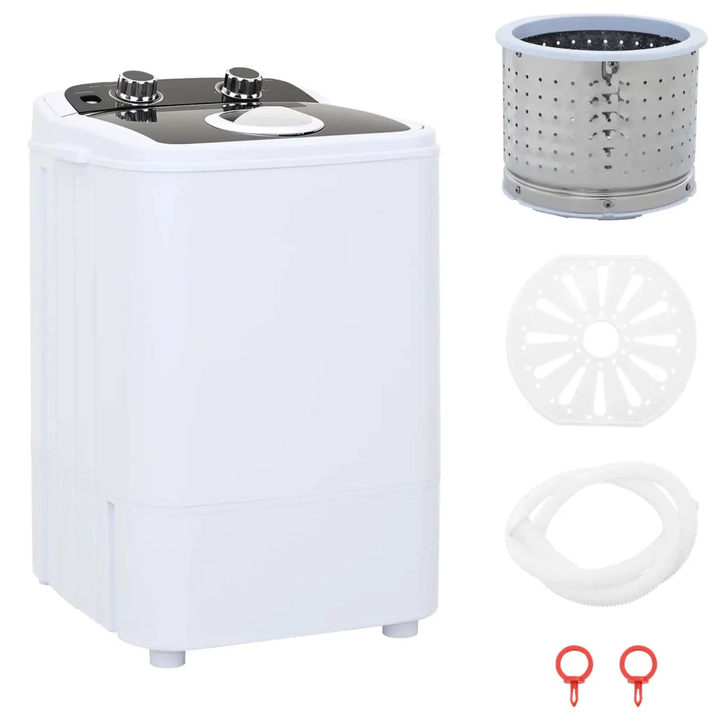 Mini lavatrice con vasca singola 4,6 kg Nero e Bianco 42039111