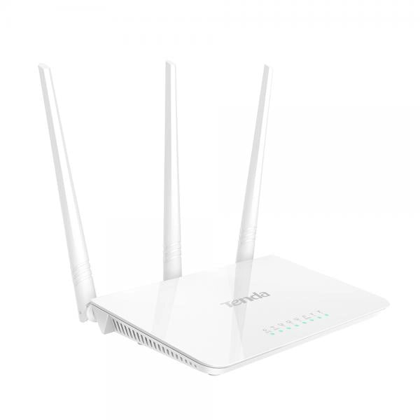 TENDA ROUTER BROADBAND N300 3 PORTE LAN 10/100 1 PORTA WAN 10/100 3 ANTENNE ESTERNE 5DBI WPS
