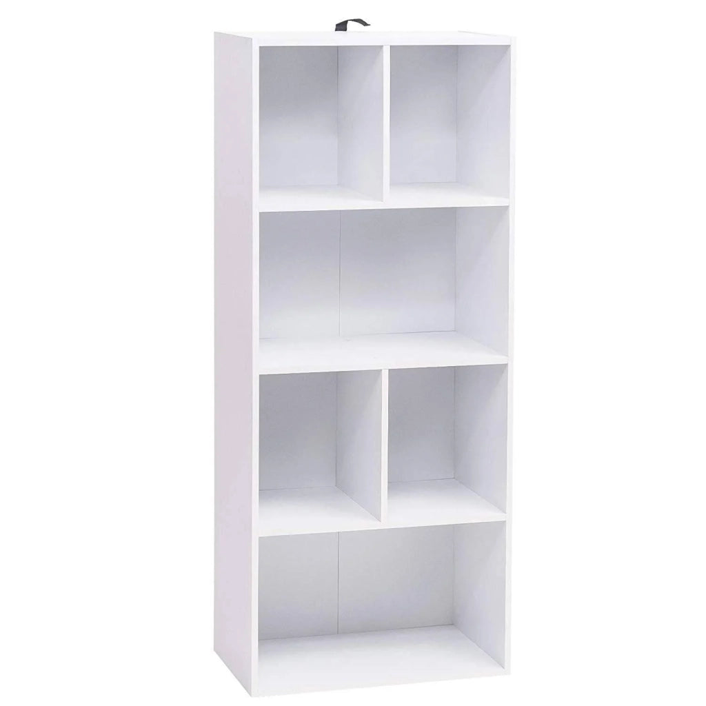 Libreria con 6 ripiani in bianco 19_0000202