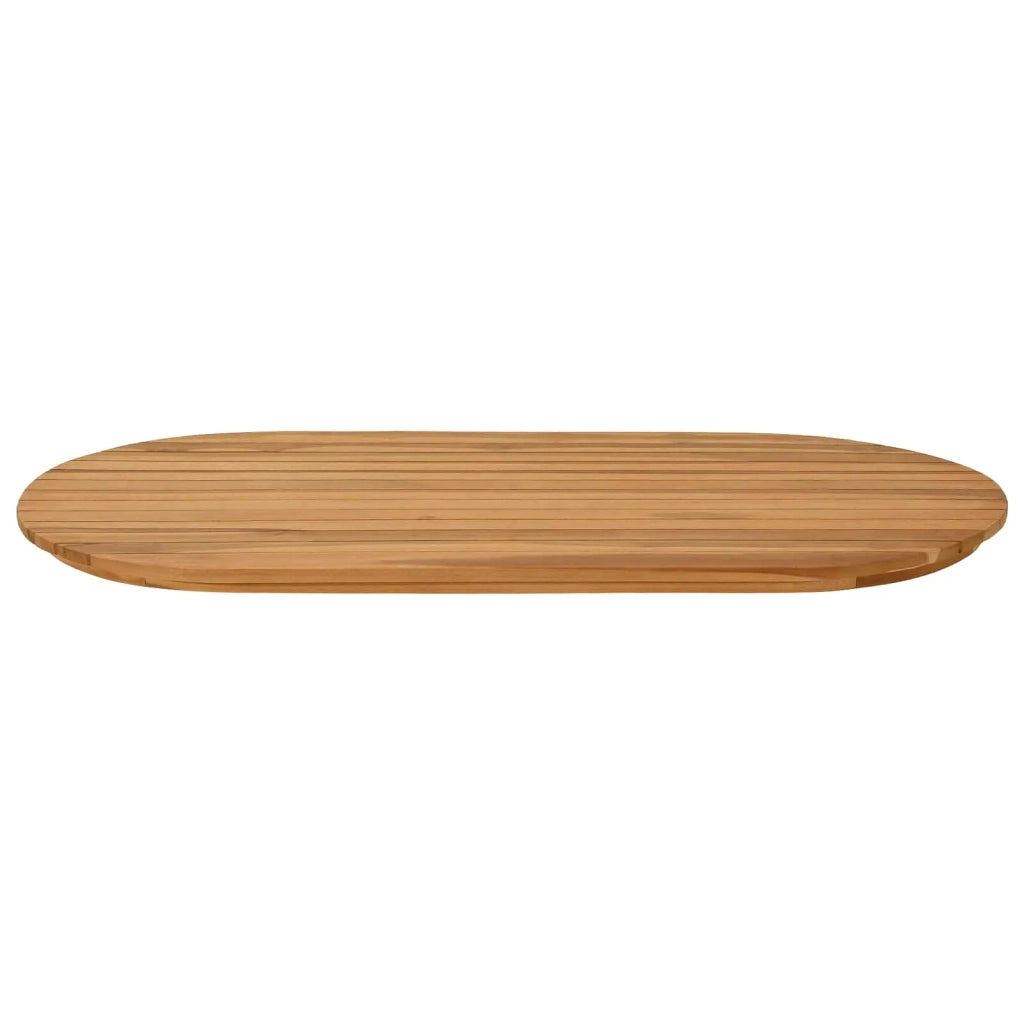 Piano del tavolo 100 x 50 x 3,5 cm Ovale Legno di teak solido 42033162