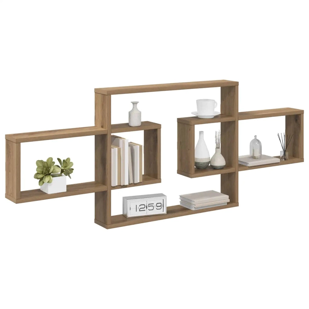 Scaffale da parete Rovere Artigianale 130 x 10 x 50 cm 8012459