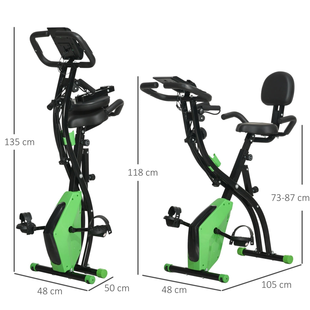 Cyclette Pieghevole 2 in 1 ¨C Zephmum ¨C Verde