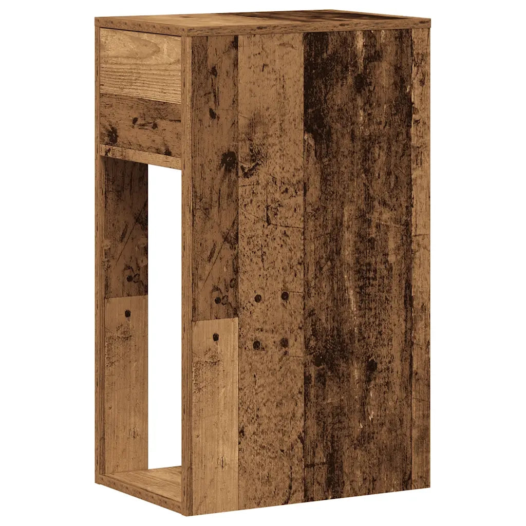 Supporto per Computer a Torre con Cassetto Antico 30x44x74 cm CFW7191956