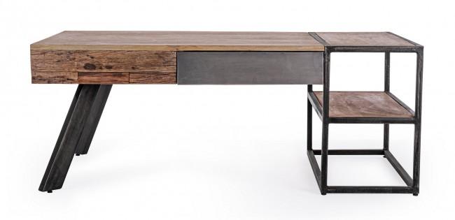 Tavolino Basso 2 Cassetti 118x70x45 cm in Legno