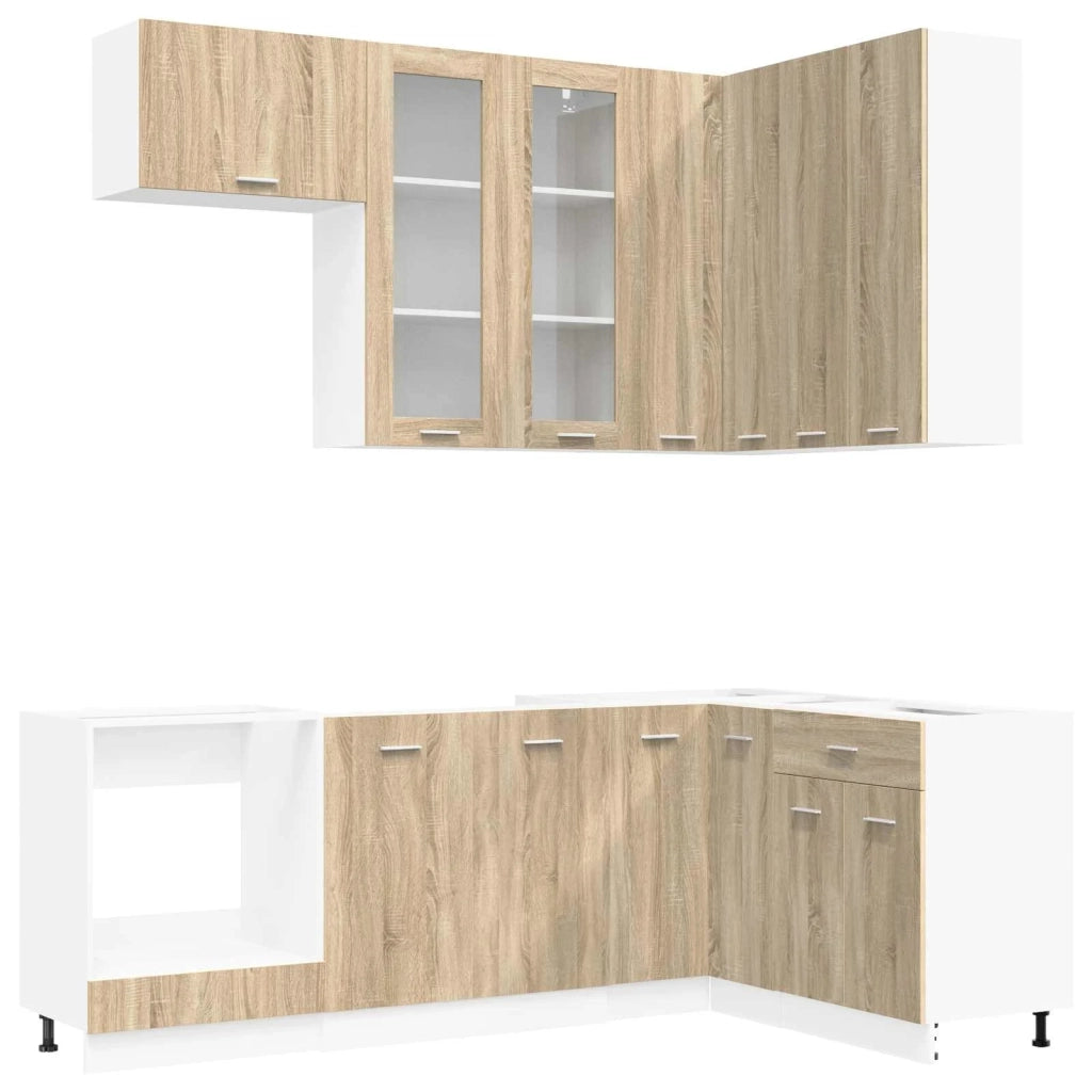Unità Cucina LYON 8 pcs Rovere Sonoma Legno ingegnerizzato 3438517