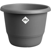Vaso per fiori - ELHO - Amiga Round 40 - Nero -  39 x H 29 cm - Esterno - 100% riciclato