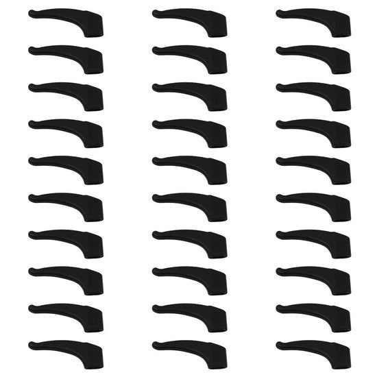 Organi per Occhiali Antiscivolo - 15 Pezzi - Materiale Silicone - Supporti per Occhiali Comfortevoli - Riciclabili - Leggeri - Sostegni per Occhiali