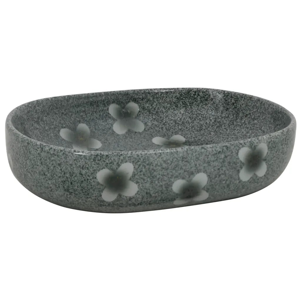 Lavabo da Appoggio Blu Ovale 59x40x14 cm Ceramicacod mxl 131496