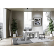 Tavolo allungabile 130/390x90 cm Spimbo Premium - Bianco Frassino