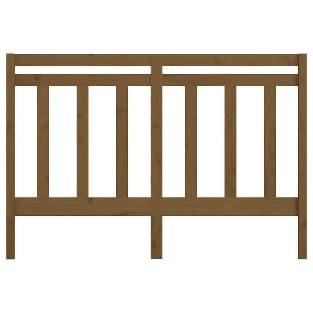 Testiera per Letto ambra 166x4x100 cm in Legno Massello di Pino 817803