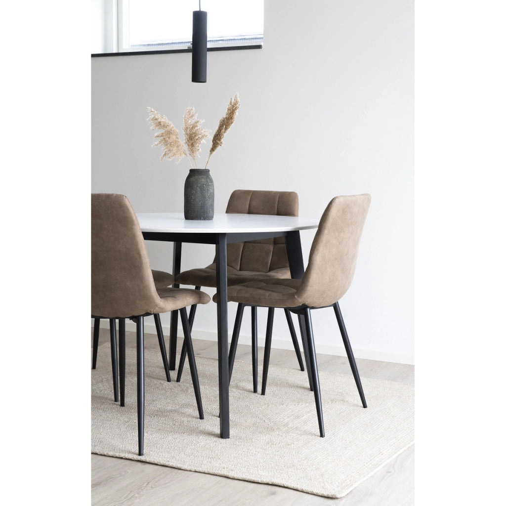 Tappeto Rettangolare Menorca, Beige, Pet, 200x140x1 cm