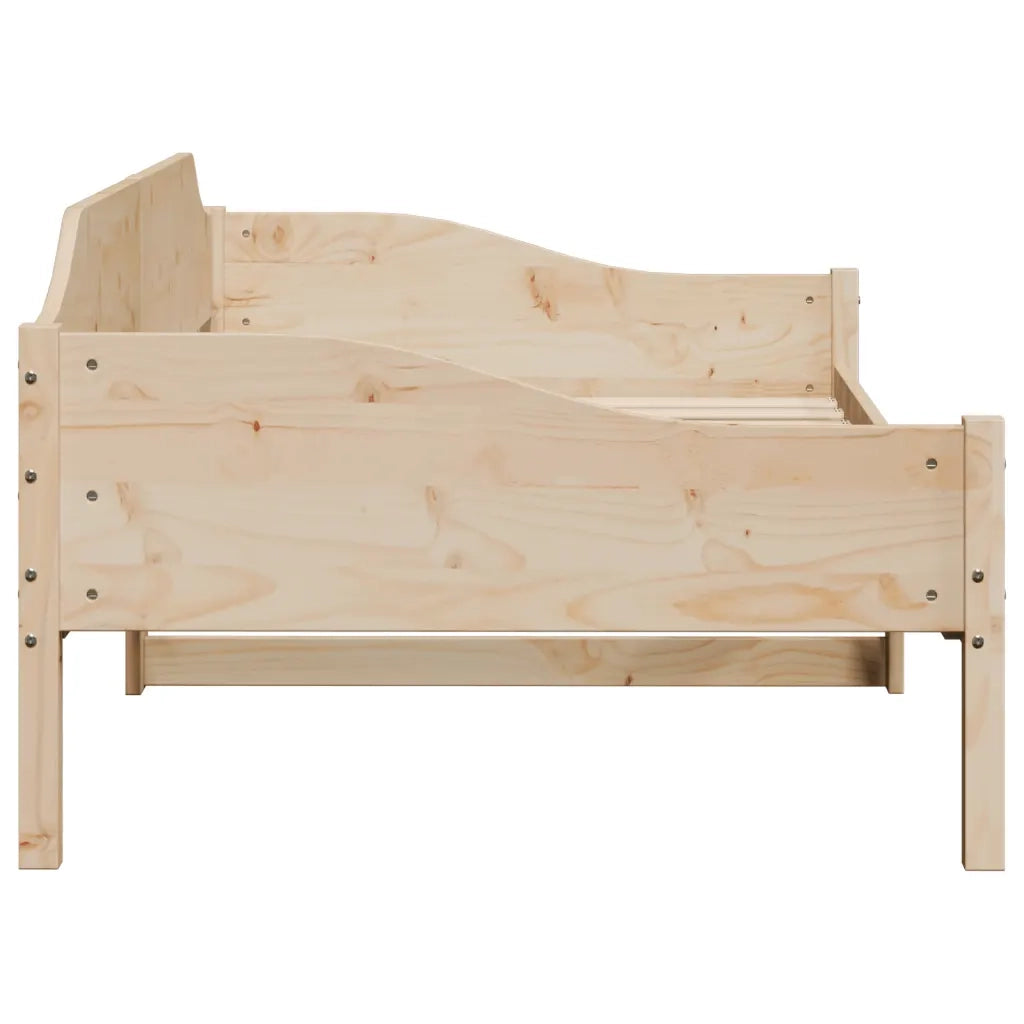 Letto senza Materasso 90x200 cm in Legno Massello di Pino