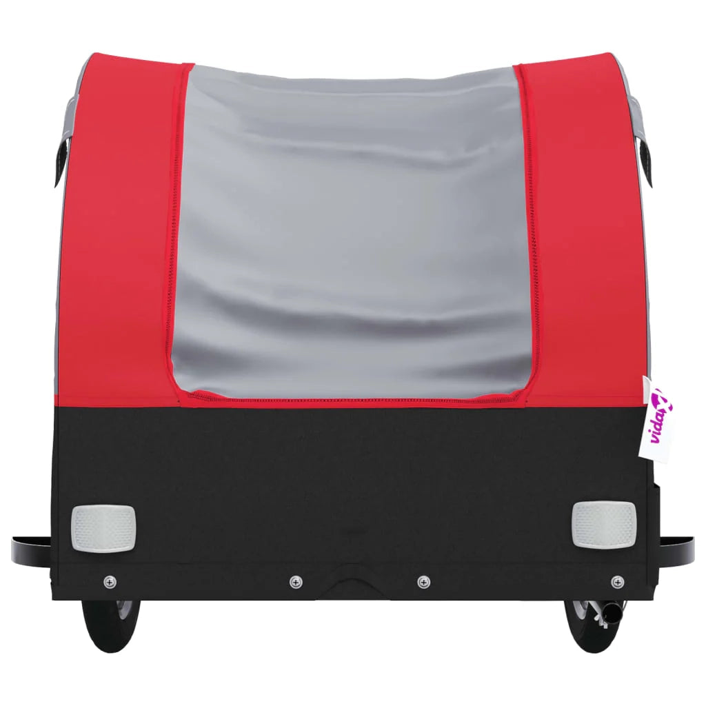 Carrello rimorchio trasporto biciclette 45 kg ferro rosso 02_0044184