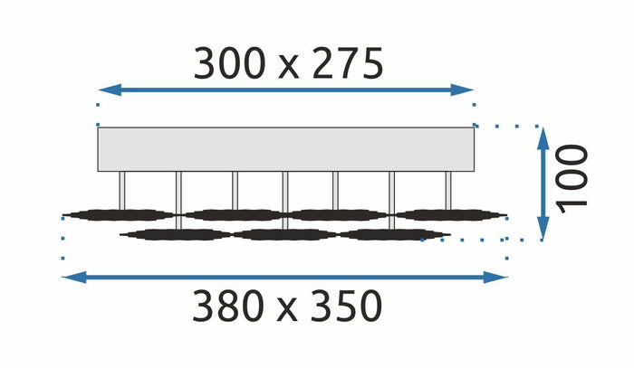 Lampada Da Soffitto Led Ms015-c Chrome