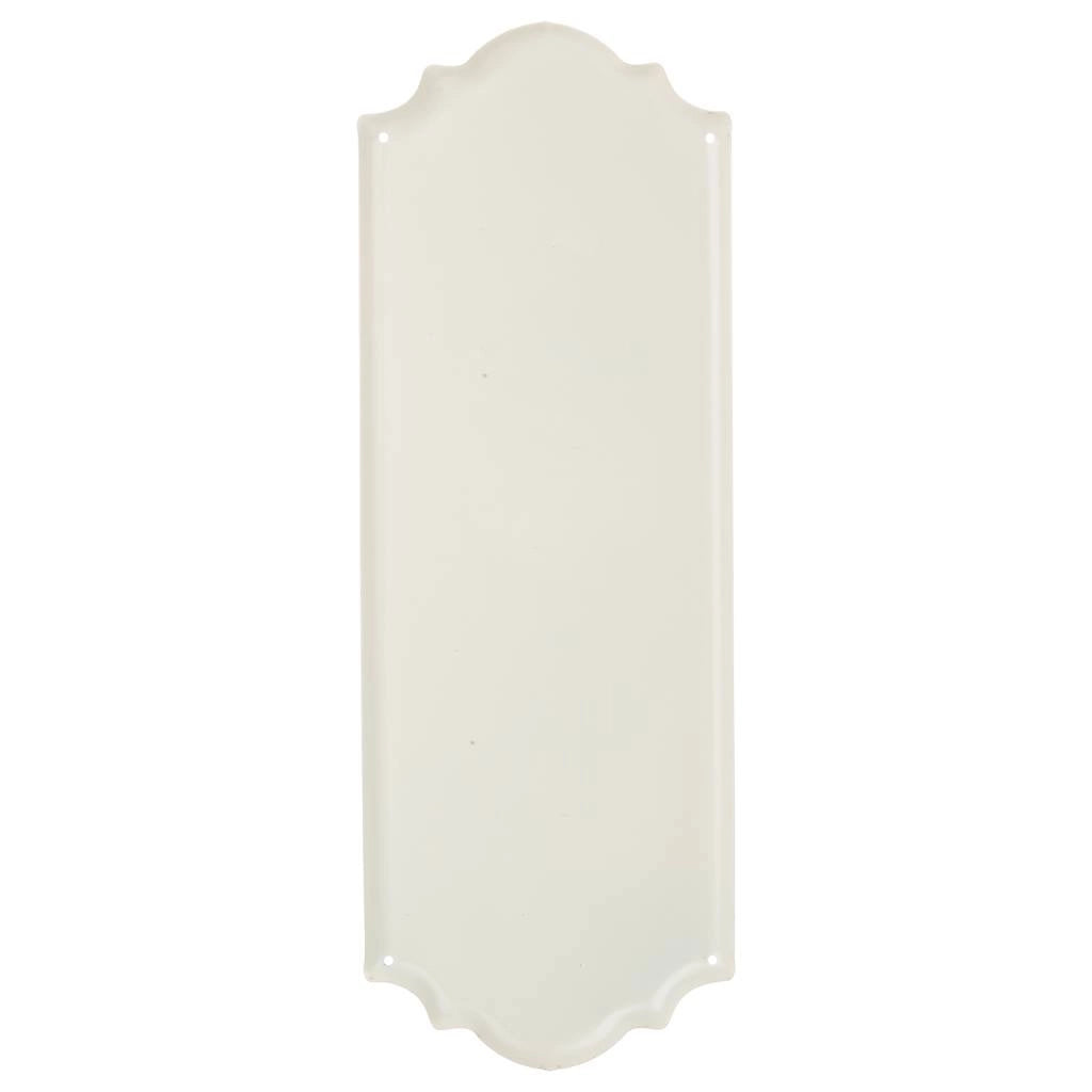 Piastra da parete in metallo rosso 15x38x1h