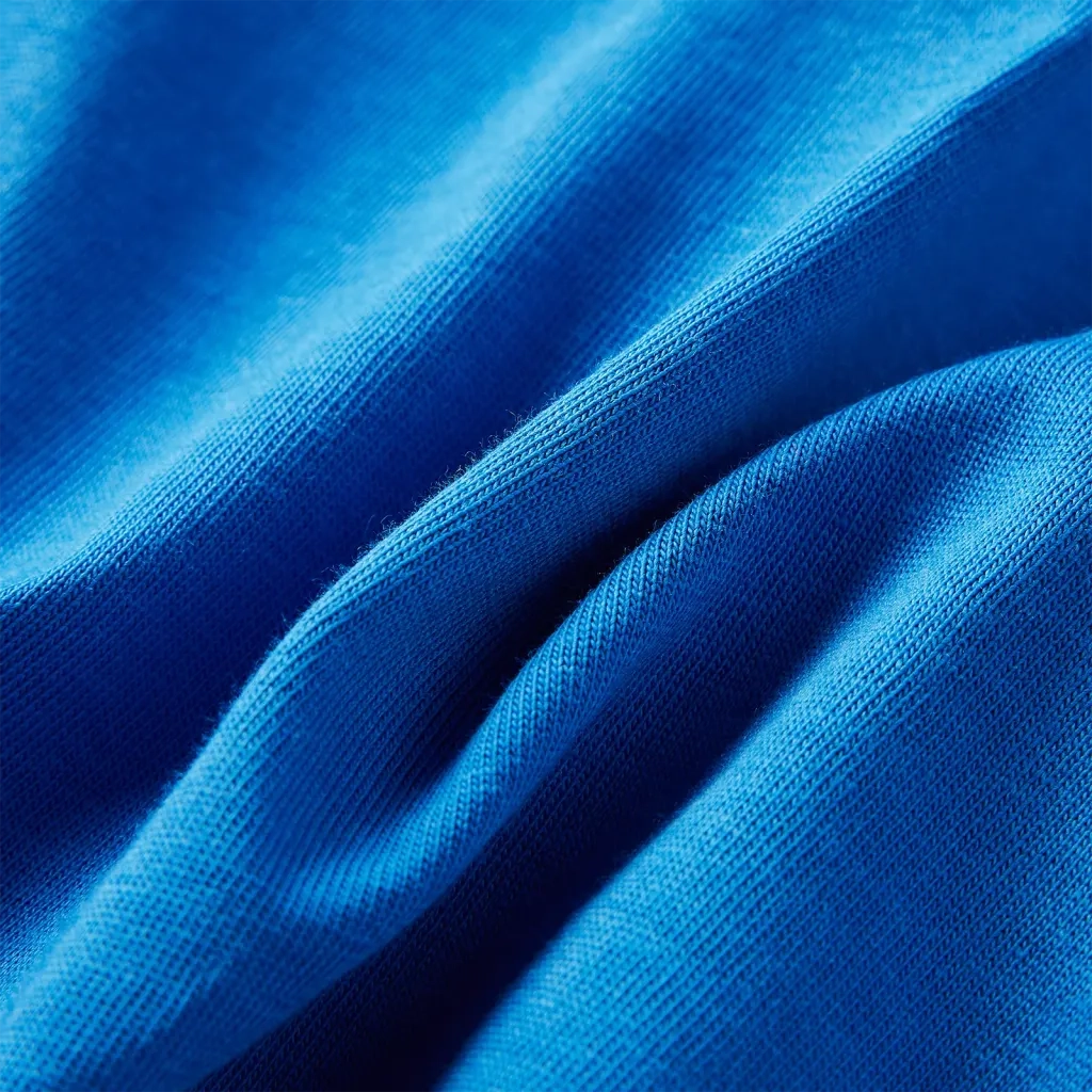 Maglietta da Bambino Maniche Lunghe Blu Cobalto 140 12733