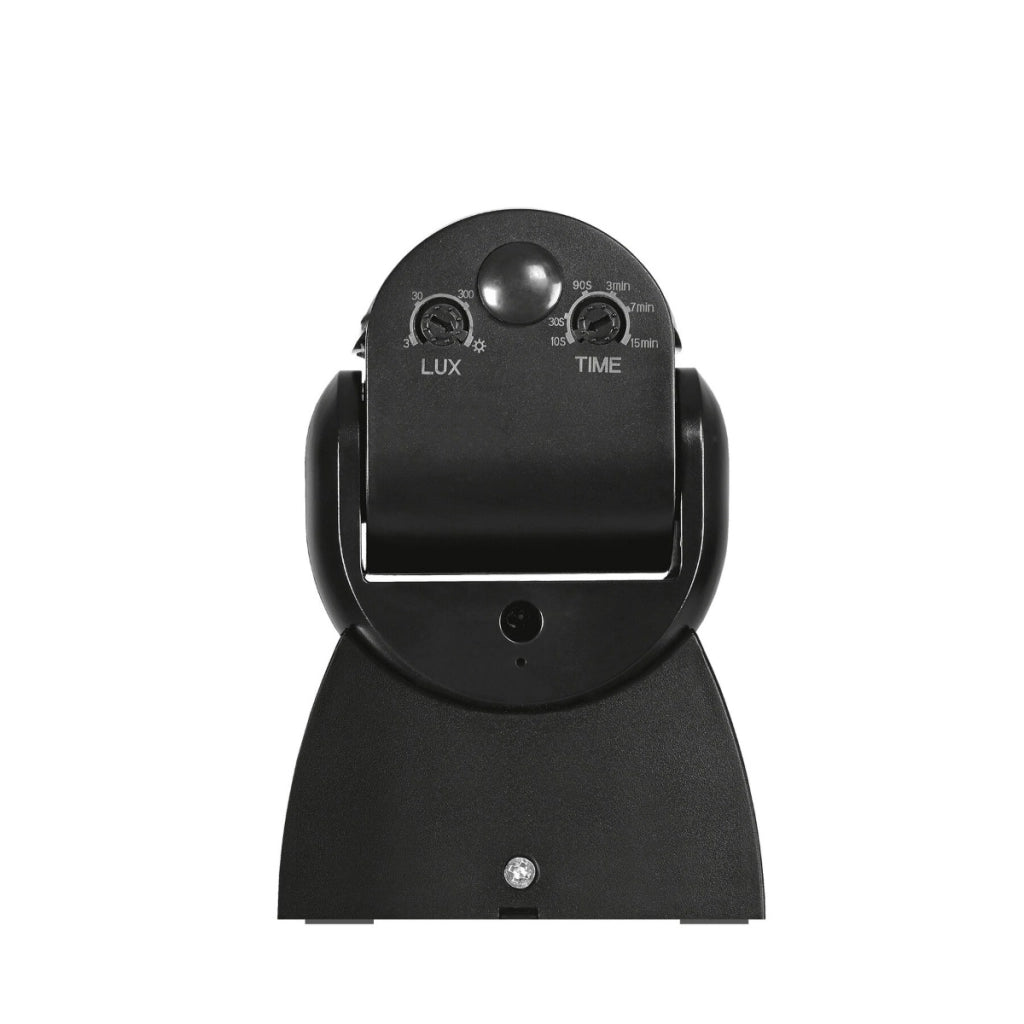 Sensore movimento PIR crepuscolare nero IP65 Videx