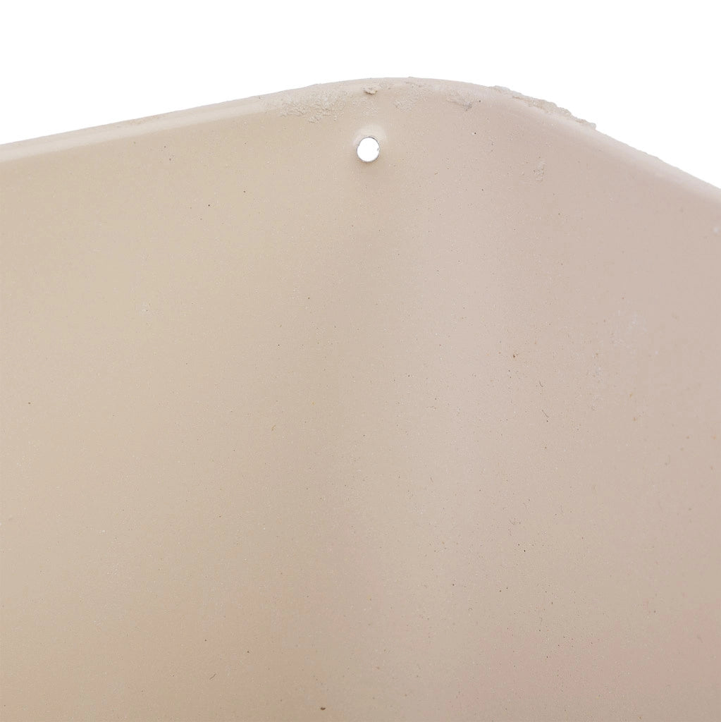 Cestino in metallo bianco 14,5x13x10,5