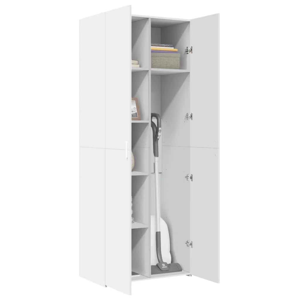Credenza Bianca 70x42,5x185 cm in Legno Ingegnerizzato 3281427