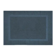 Tappeto bagno scendi doccia 100% cotone turchese cobalto 45x65 cm