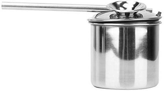 Spremiatore di Smalti in Acciaio Inossidabile - Dispensatore per Ceramica - Accessori Ceramici - Attrezzo per Sparire Argilla - 300ml - Attrezzo Pratico - Spremiatore di Argilla per Ceramica