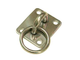 CAVALLOTTO QUADRO TONDO CON ANELLO SALDATO- - mm.60x50x3 - 24 pezzi