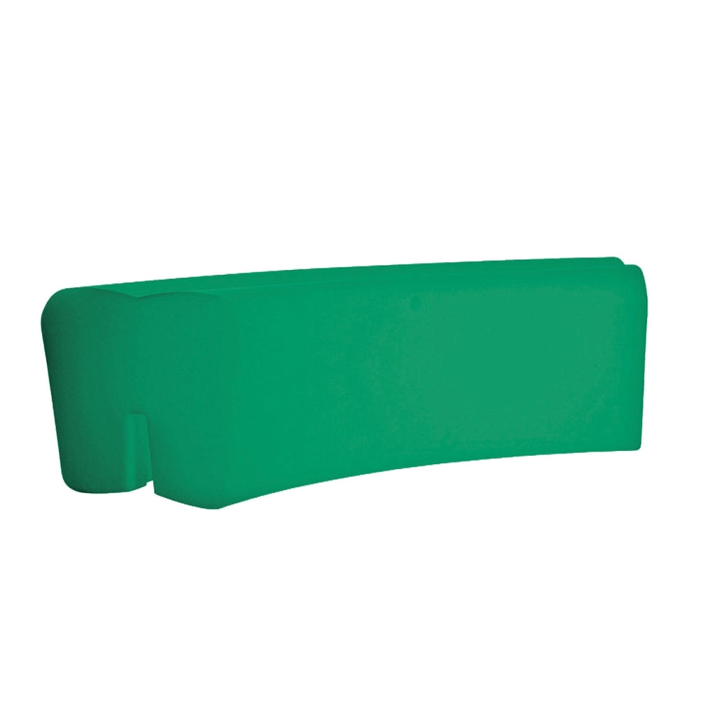 Panca da Esterno Seduta Modulare 120x50 cm in Resina Arkema Althea Verde Scuro