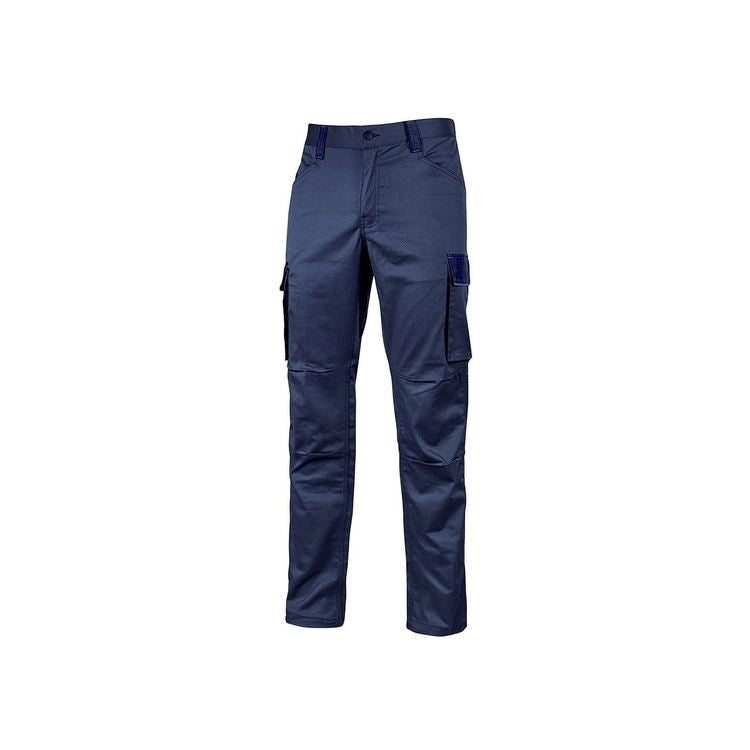 PANTALONE CARGO CRAZY IN TC STRETCH SLIM FIT  tg.XL  westlake blue    UPOWER