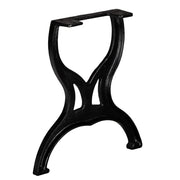 Gambe per Panca 2 pz-Set di 2 Supporti per Panca a Forma di X in Ghisa