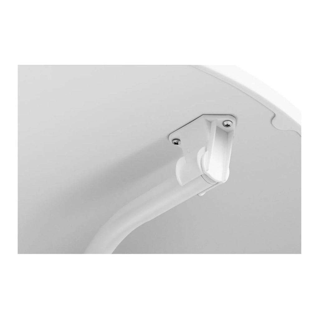 Tavolo pieghevole in piedi diametro 80 cm bianco 14_0002376