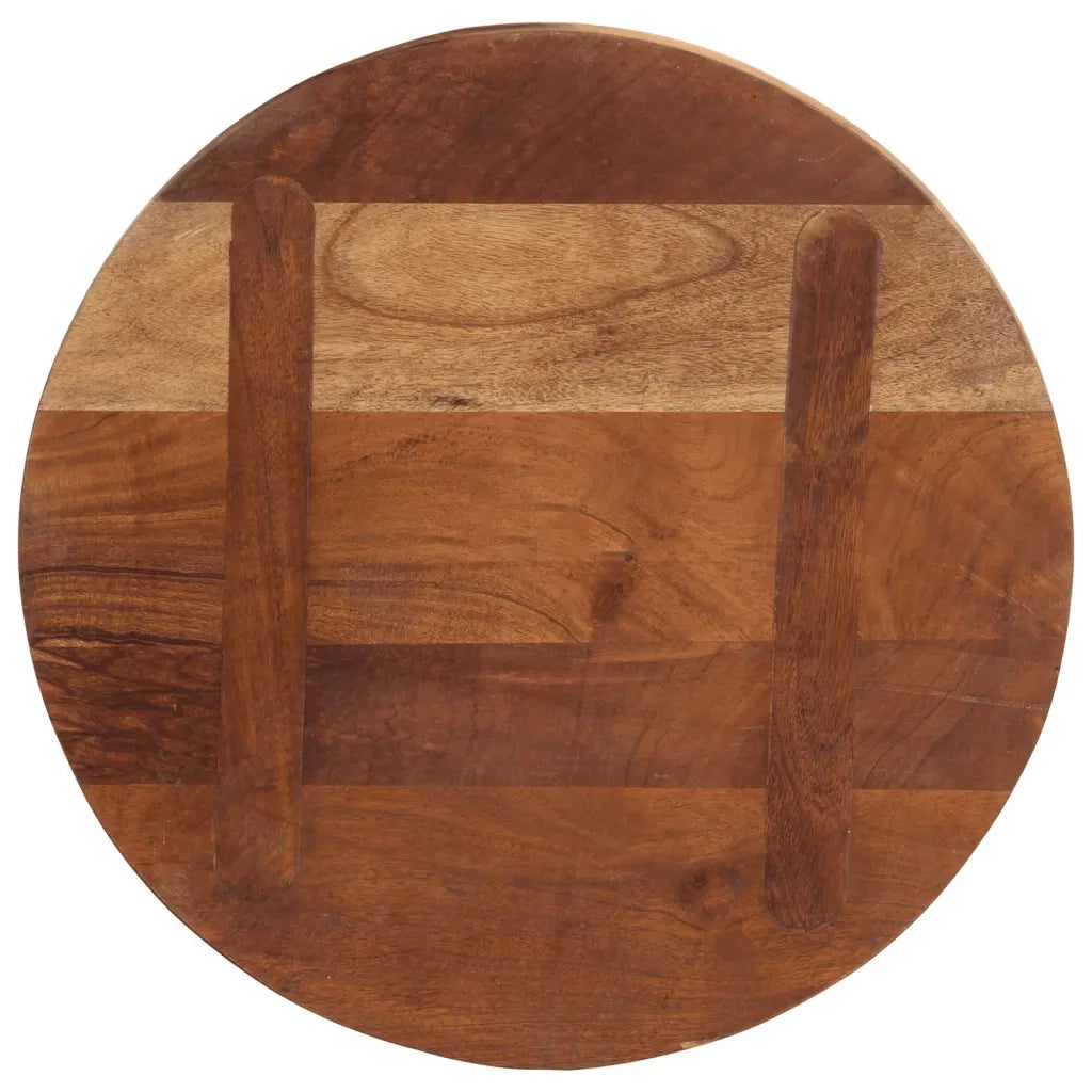 Piano per Tavolo Ã˜ 60x3,8 cm Rotondo Legno Massello di Recupero