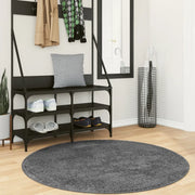 Tappeto OVIEDO a Pelo Corto Antracite Ã˜ 120 cm