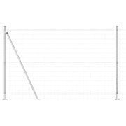Recinzione da Giardino | Recinzione con Posto Argento 1,6 x 10 m Acciaio
