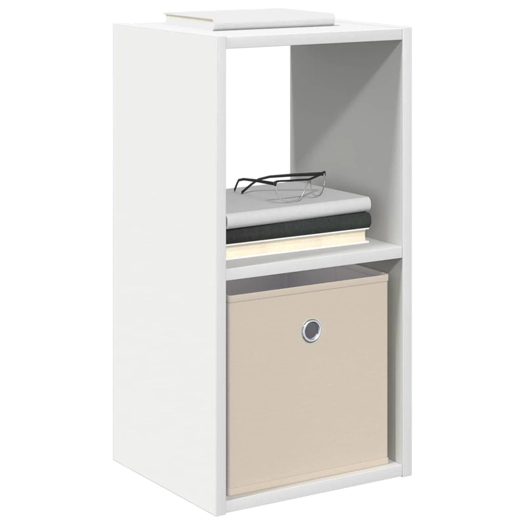 Comodino | Armadio da Notte | Mobiletto da notte Bianco 30,5 x 27 x 59,5 cm Legno multistrato