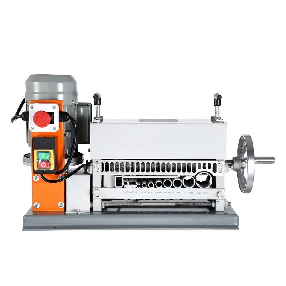 Macchina Spellacavi Elettrica 370W Lega Alluminio 1.5-36mm Spellafili Cablaggio Cavi 62x28x38cm Professionale