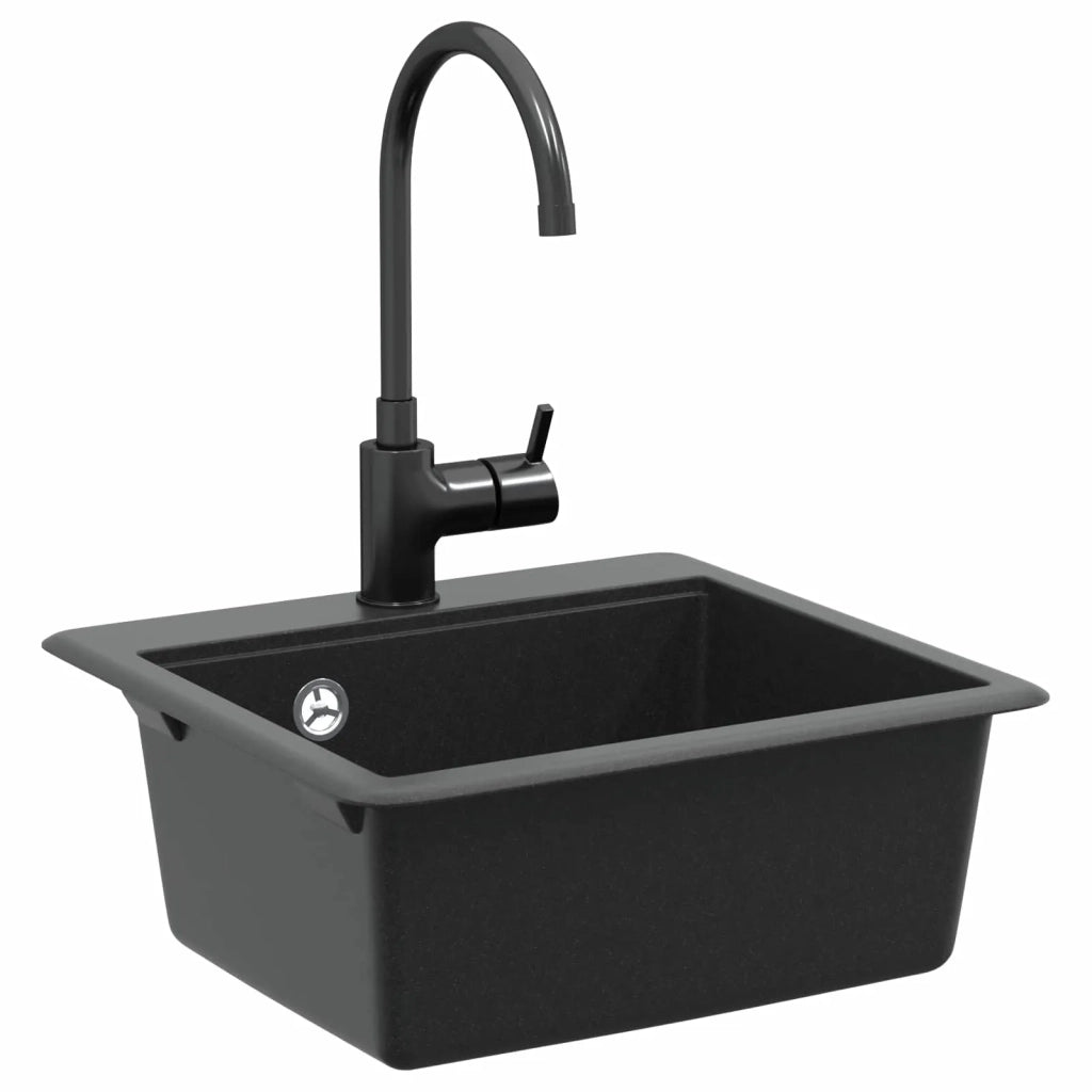 Lavello Nero 470 x 440 mm Granito CFW6508936