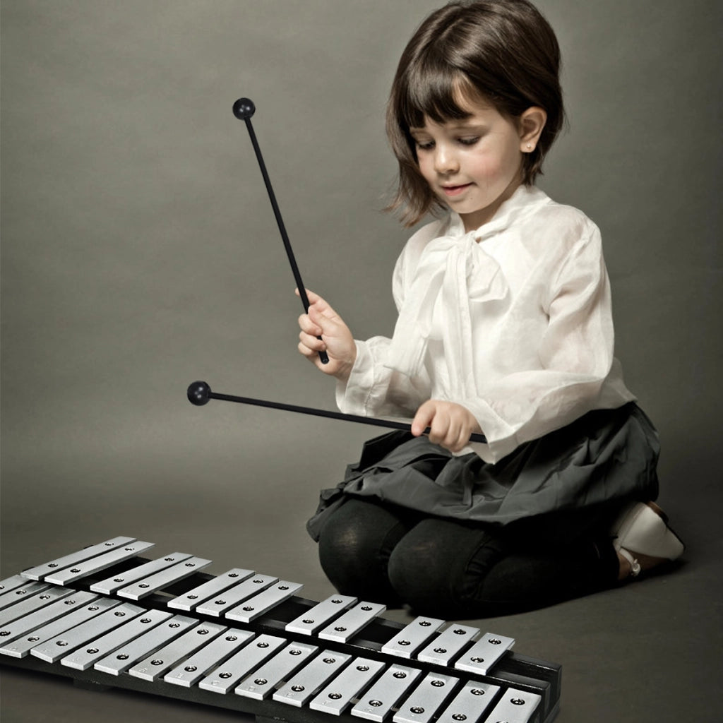 Xilofono con 30 tasti per adulti e bambini, Strumento a percussione pieghevole con base di legno