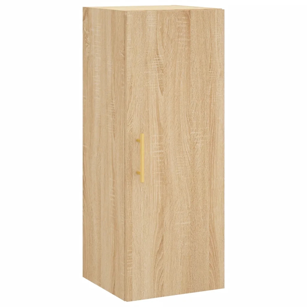 vidaXL Mobile a Parete Rovere Sonoma 34,5x34x90 cm