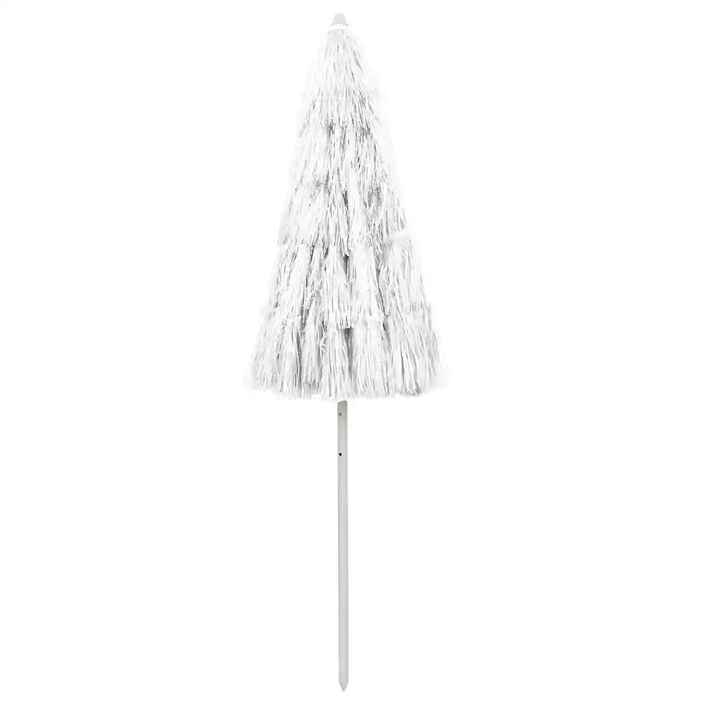Ombrello | Parasolne da Spiaggia Hawaii Bianco 240 cm