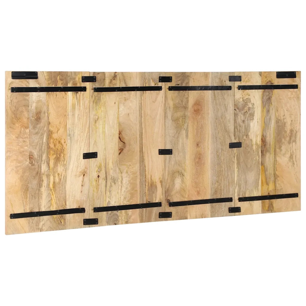 Testiera | Testata 180 cm in Legno Massello di Mango Grezzo