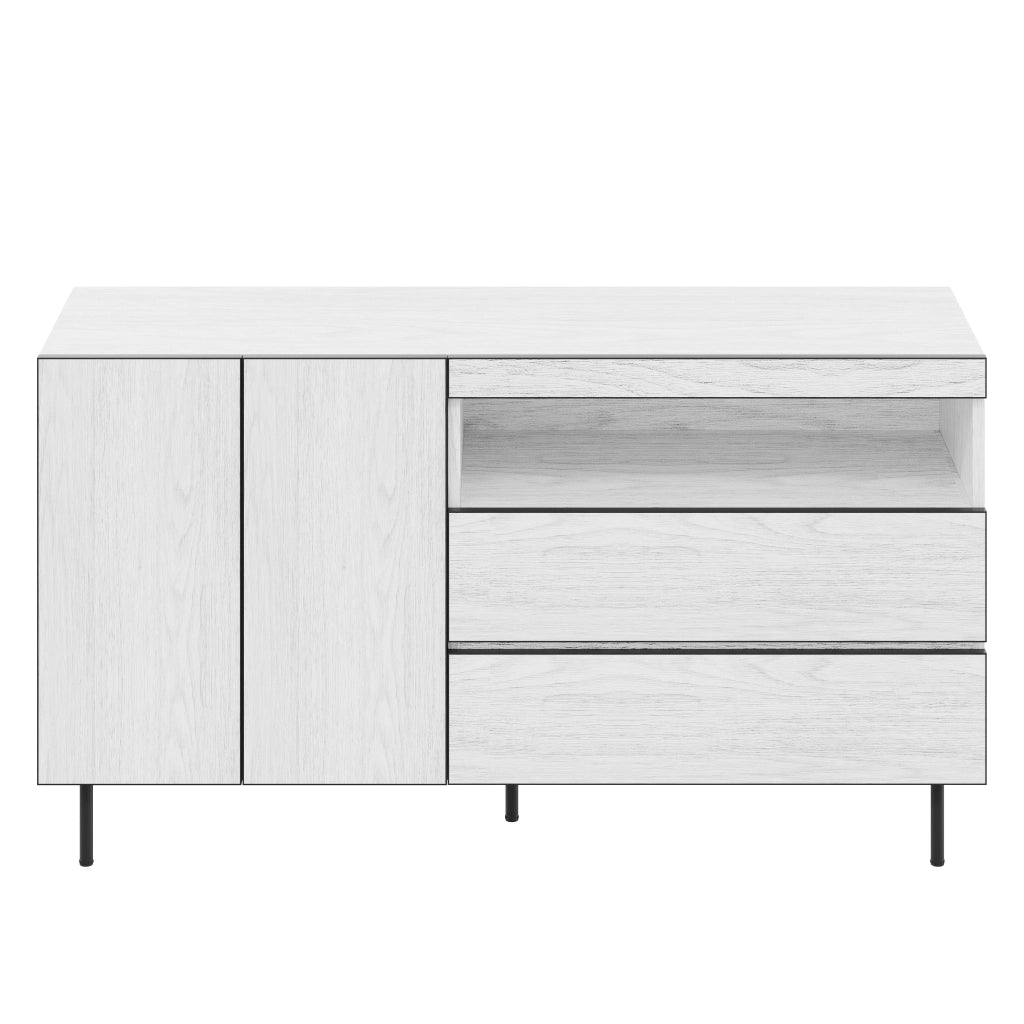 Credenza Moderna con Cassetti e Ante ¨C Xylo ¨C Legno, Soggiorno