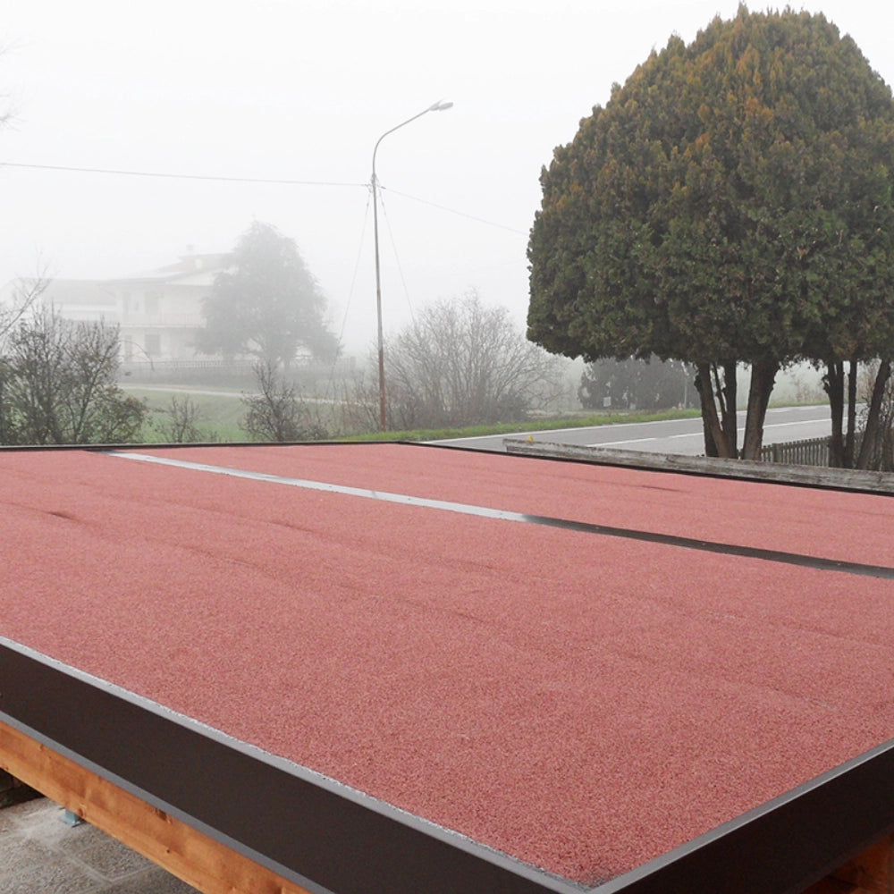 Guaina ardesiata rossa casasciutta impermeabilizzazione terrazze 6 rotoli 1x10 m