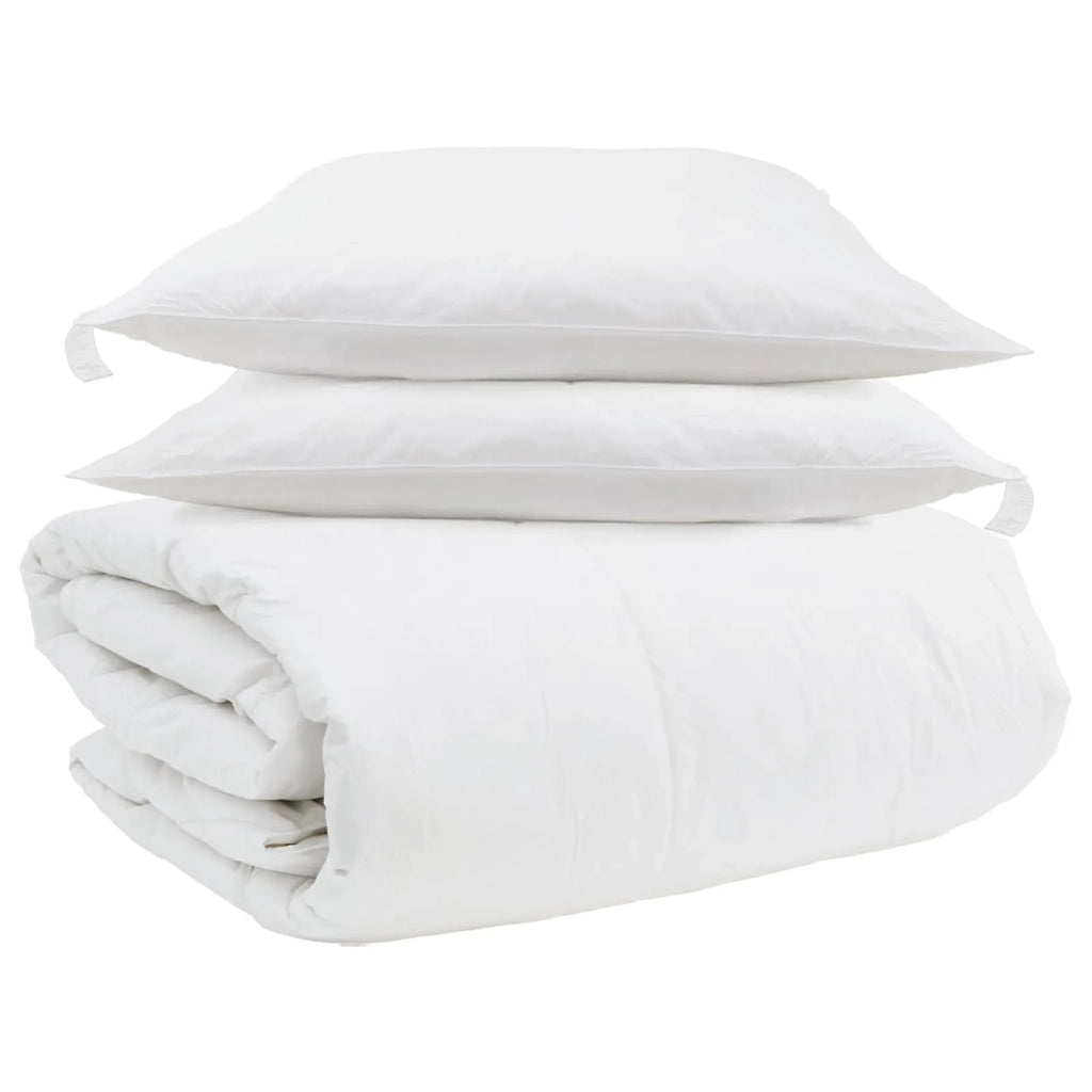 Set di Piumoni con cuscino 3 pz | Duvet Bianco Piuma d'anatra