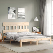 Giroletto con Testiera King Size in Legno Massellocod mxl 105089