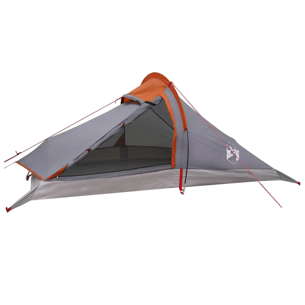 Tenda da backpacking Grigio e arancione 4 persone 42018573
