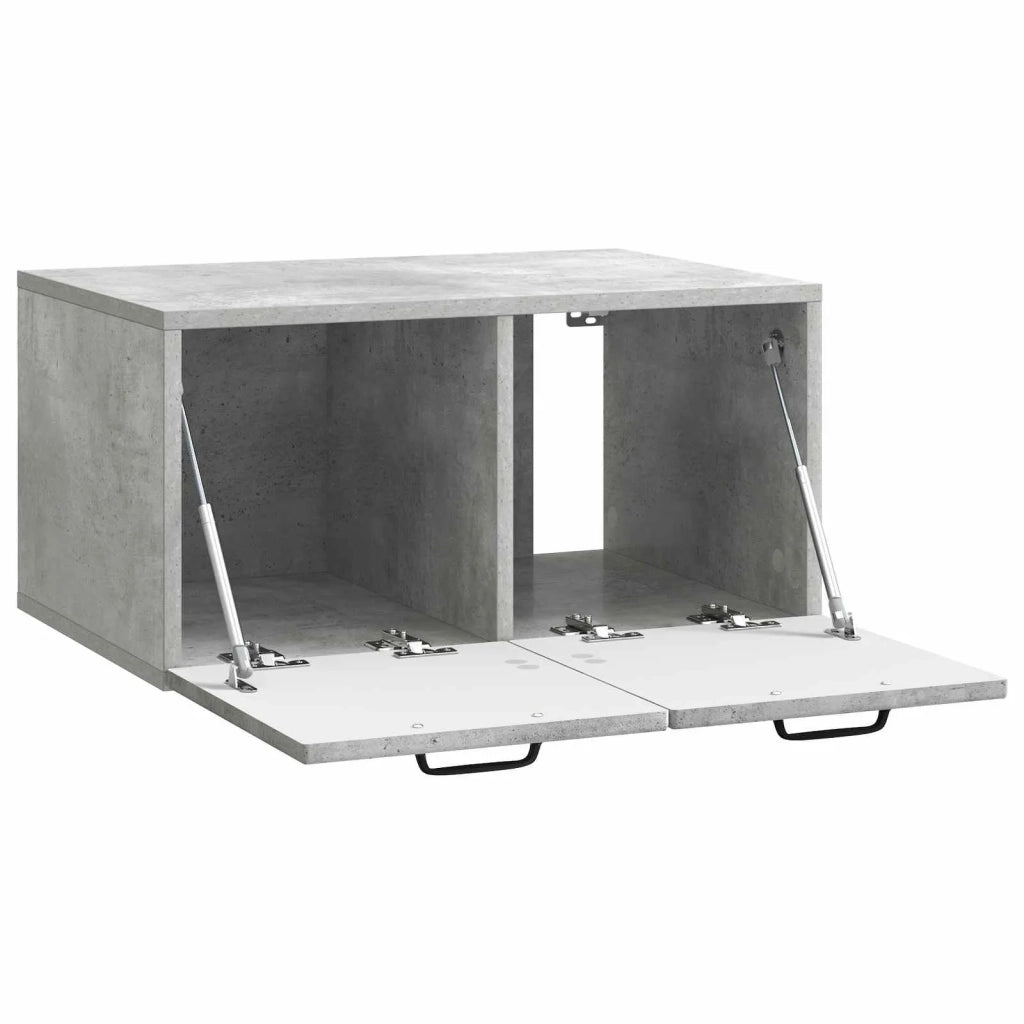 Mobile Porta TV da Muro Grigio Cemento 59,5 x 41 x 30 cm 899358