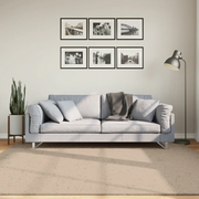 Tappeto a Pelo Corto HUARTE Morbido e Lavabile Sabbia 200x200cm 375061