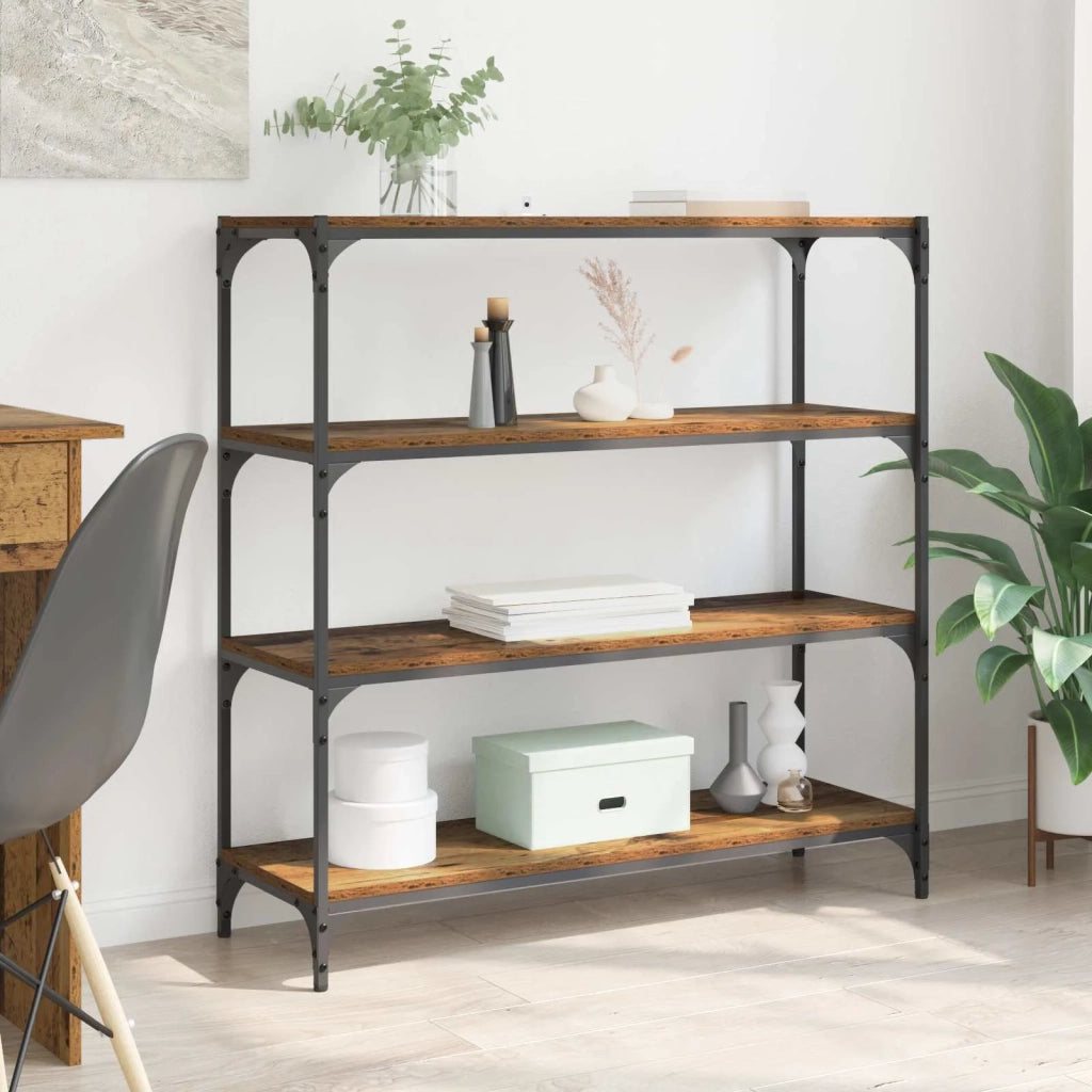 Armadio per Libri Legno vecchio 100 x 33 x 100 cm 881117